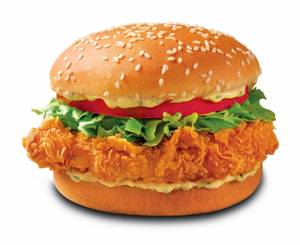 Crispy Fried Chicken Burger