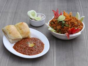 Pav Bhaji + Tawa Pulav Combo
