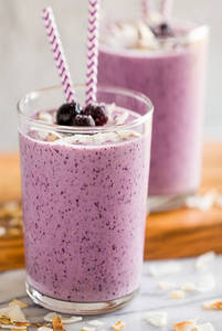 Blueberry Lychee Mocktail