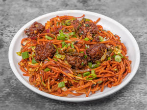 Veg Manchurian Noodles  