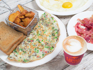 Omelette Ham N Cheese (202.2 Kcal) (550 g)
