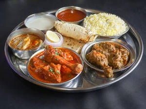 Tiranga Special Chicken Thali