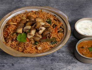 Mushroom Briyani