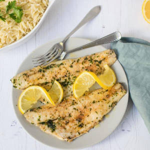 Garlicky Fish Steak