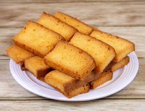 Cake Rusk (250 Gms) (Eggless)