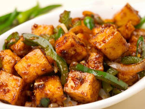 Chilly Paneer Dry 6pc