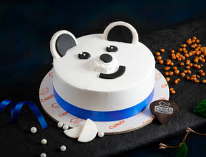 Valentine's Special Love Teddy Blueberry Cake (500gms)