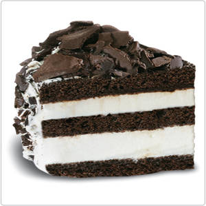 Black forest cake slice                                          