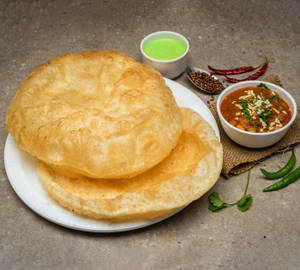 Choley Bhature Desi Ghee [2pcs]
