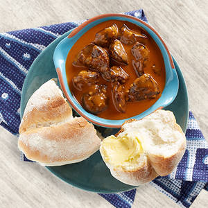 Chicken Livers & a Portuguese Roll