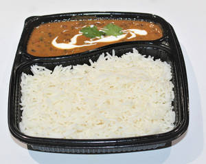 Dal Makhani + Steamed Rice Combo
