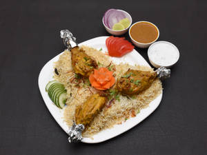 Chicken Tangdi Biryani