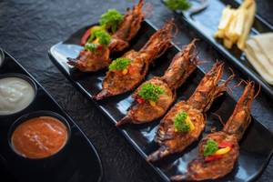 Bbq Tiger Prawns