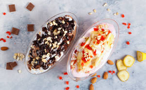 Banana Trible Sundae Ice Cream