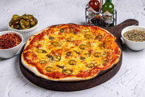 Quattro Formaggi And Jalapeno Pizza [10 Inches]