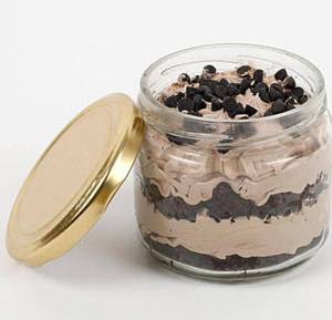 Light Chocolate Mousse Jar