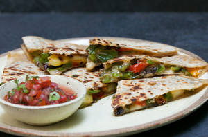 Grilled Veggie Quesadilla