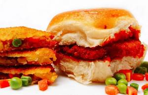 Mix Veg Double Cheese Vda Pav