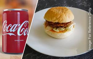 Bbq Chicken Burger + coke 200 ml can
