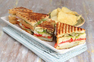 Schezwan Veg Grill Sandwich
