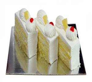 Pineapple Eggless Pastry