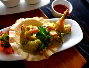 Wasabi Prawns [6 Pieces]