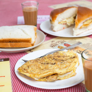 Chicken Cheese Omelette 