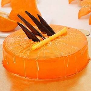 Orange Fresh Cream Cake [half Kg]