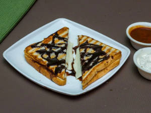 Brownie Chocolate Cheese Sandwich