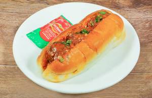 Veg Manchurian Hotdog
