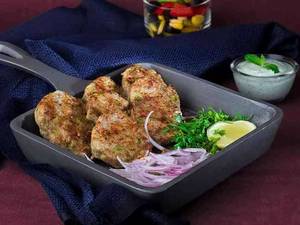 Grilled Chicken Nuggets with Mayo Dip