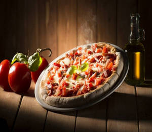 Onion Paneer Mushroom Pizza Pizza