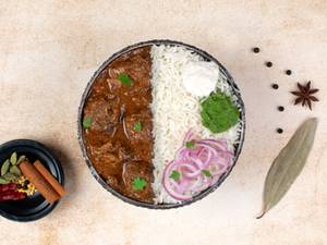 ChorBazaar Mutton Curry [Steamed Rice] Bowl