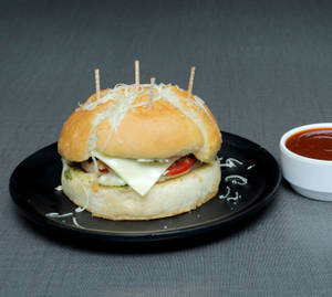 Double Cheese Paneer Burger