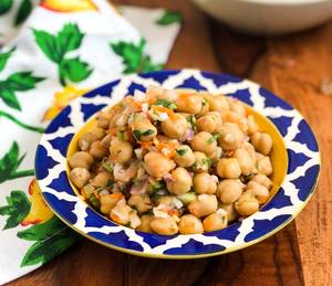 Chatpata Kabuli Chana Chat Salad