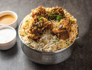 Mutton Handi Dum Biryani
