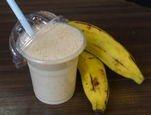 Papaya Banana Chikoo Shake