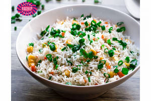 Corn Capsicum Fried Rice