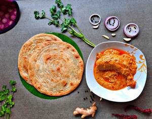 Chicken Chaap And Paratha Combo