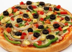 8"baby Corn Tandoori Made Pizza