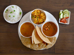 Regular Gujarati Lunch Meal