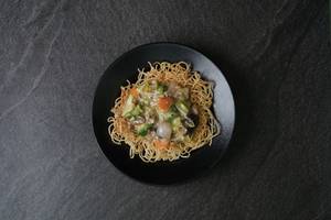 Pan Fried Noodles With Chicken