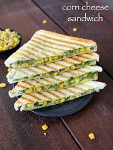 Cheese corn sandwich
