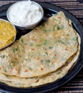 Spring Onion Paratha