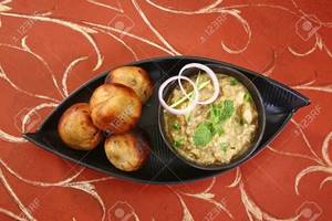 Desi Ghee Litti Chokha (4 Pcs.)