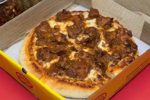7" Regular Plain BBQ Chicken Pizza