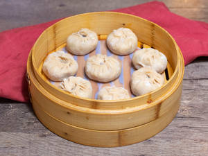 Steamed Chicken Momo (Whole Wheat)