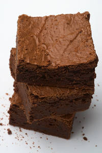 Chocolate Walnut Bar Cake 
