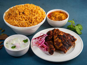 Biryani Rice With Grill Chicken