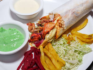Egg & Chicken Shawarma